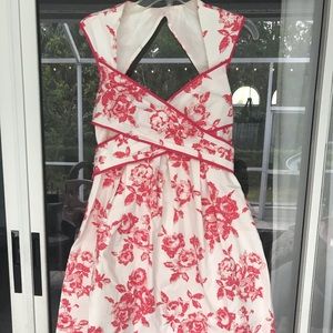 Jessica Simpson Fit & Flare Peek A Boo back dress